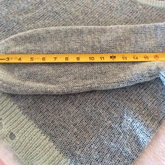 Splendid distressed blue on blue sweater xs oversized plus NWT - Picture 9 of 10